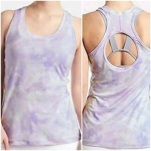 ATHLETA NITRO TANK Positive Latitudes Victorian Periwinkle Sz 2x